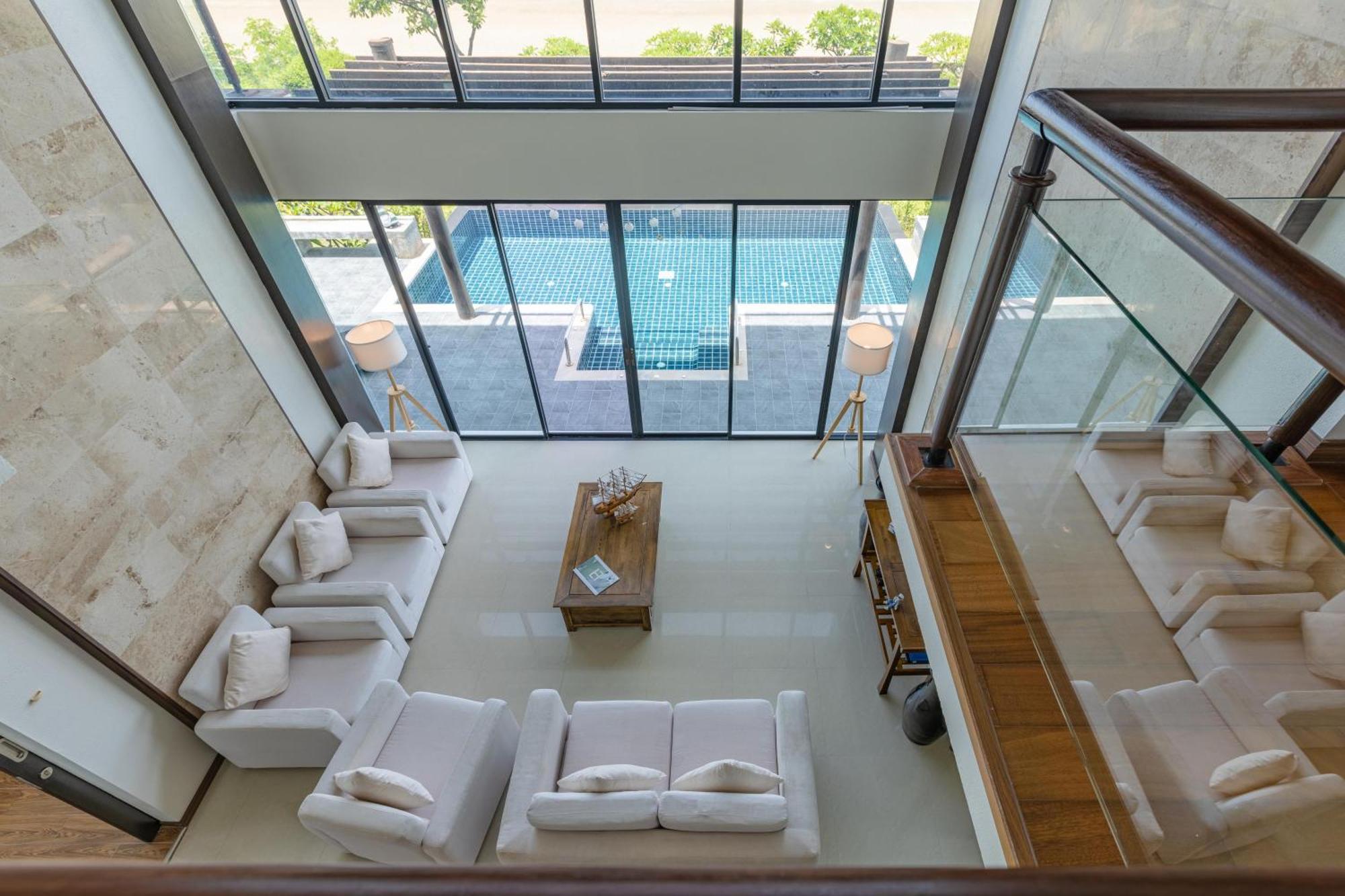 Beachfront Modern 4 Bedroom Pool Villa - Rv Huahin Kültér fotó